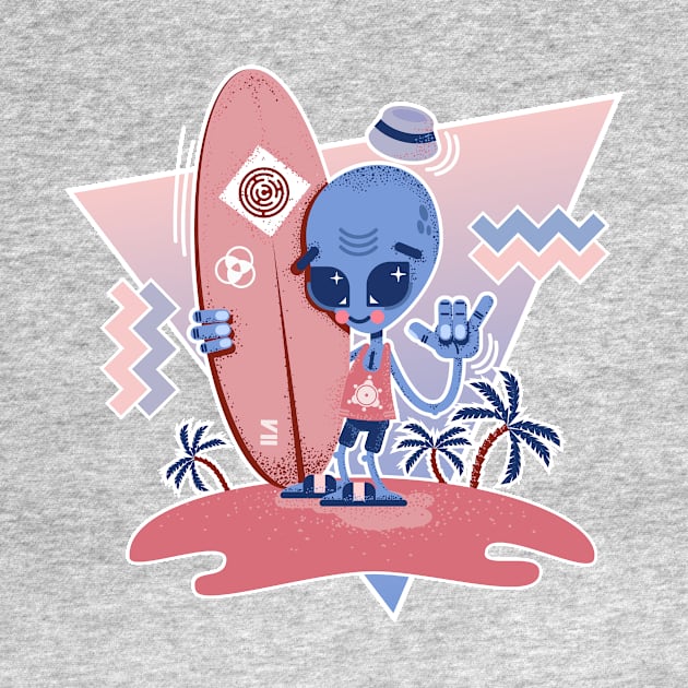 Serenity Alien Surfer by chobopop